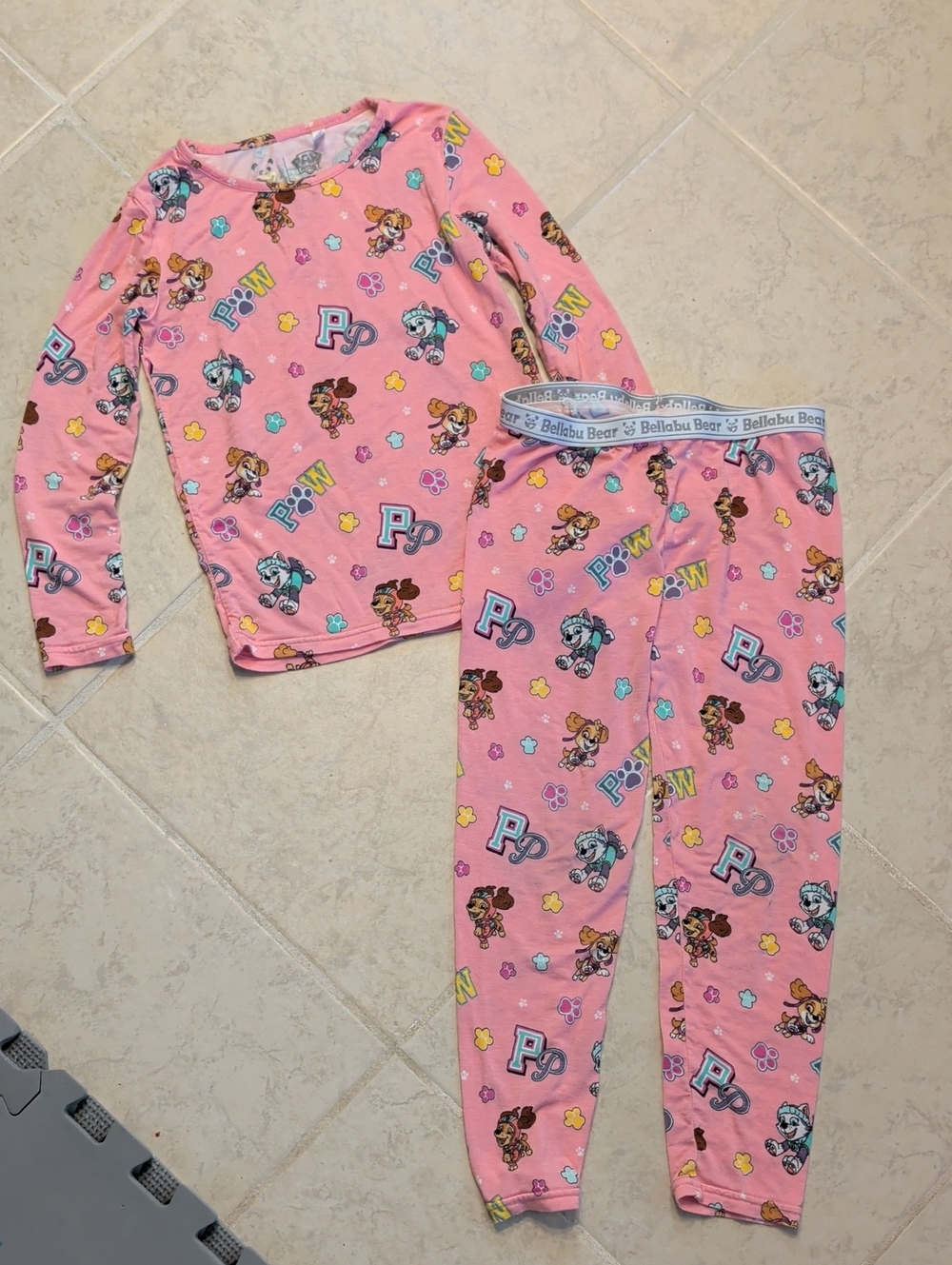 Bellabu Bear Pink Paw Patrol 2 Piece Set